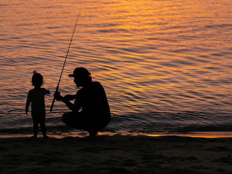 Swimming, fishing alongside&nbsp;grandpa